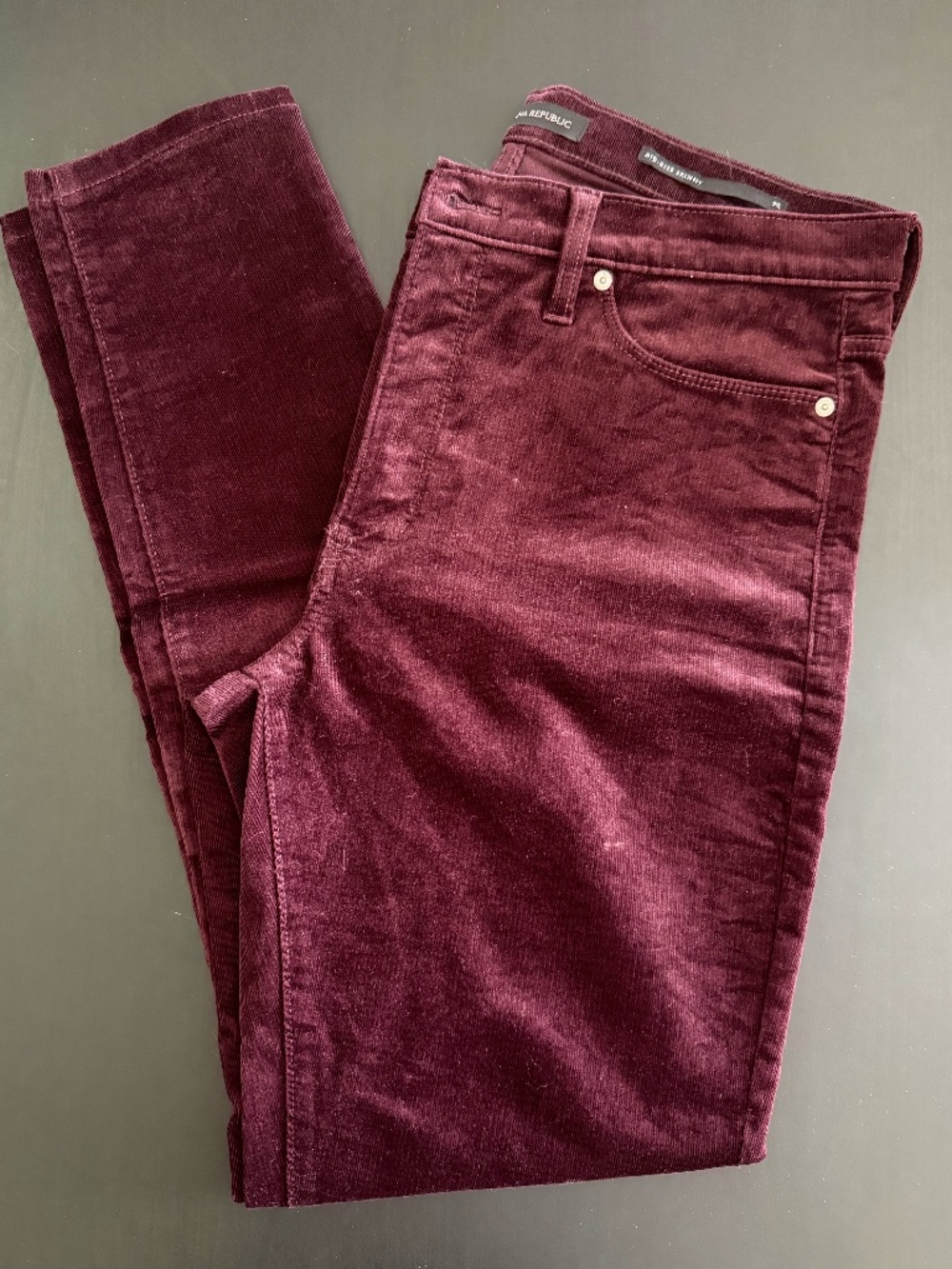 Banana Republic, Mid-rise, Skinny Corduroy pants, women's size 31L